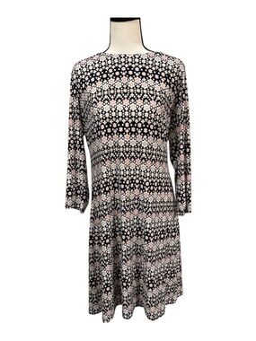 Tommy Hilfiger | Black & Pink Floral Long Sleeve Dress